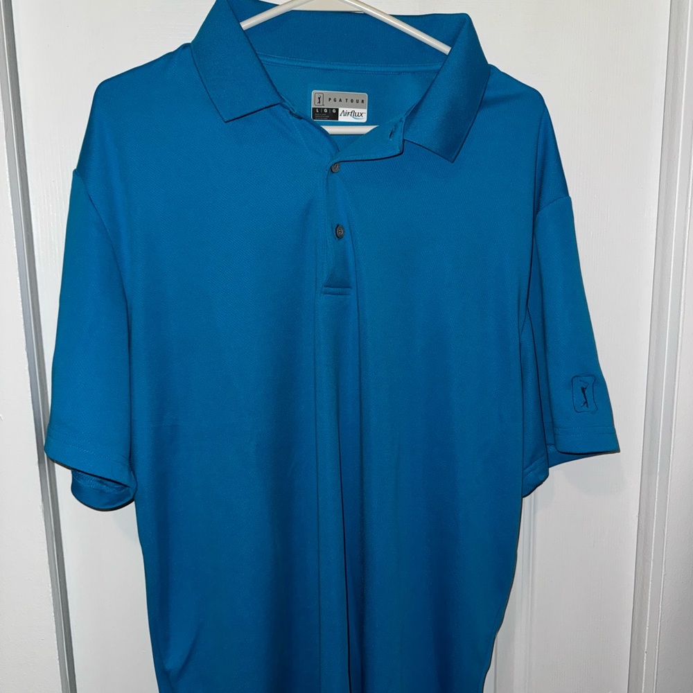 PGA TOUR Men's Blue Polo Shirt
